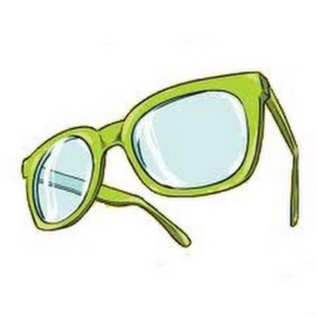 Очки черно белые