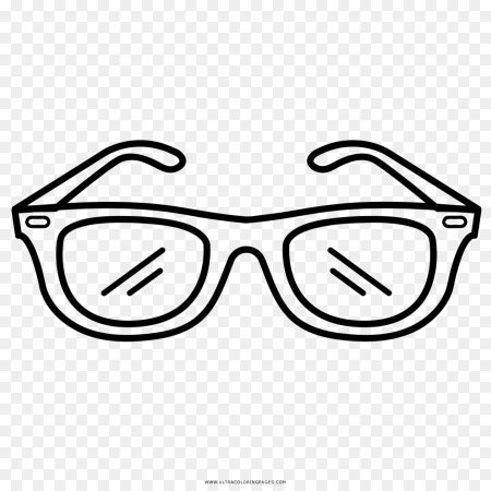 Контур круглых очков