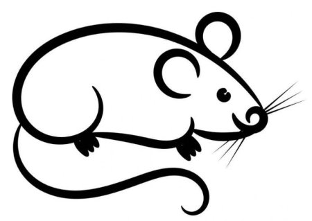 Крыса мультяшный