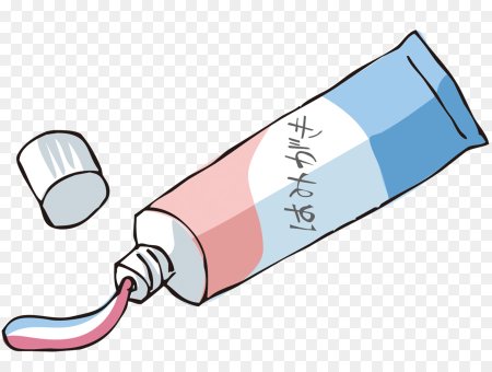 Зубная паста мультяшная