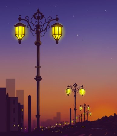 Фонарь рисунок