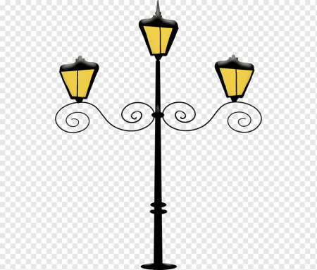 Нарисовать уличный фонарь