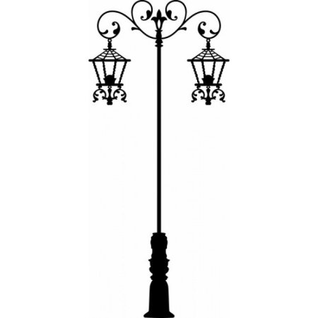 Эскиз уличного фонаря