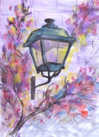 Рисование фонаря