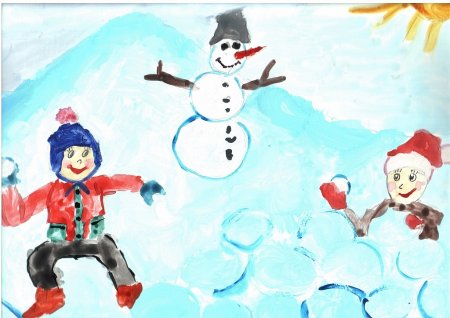 Народные зимние игры царь горы