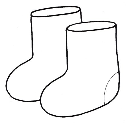 Валенки рисунок