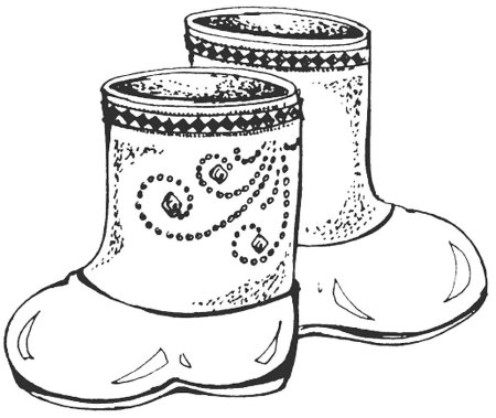 Красивые детские валенки