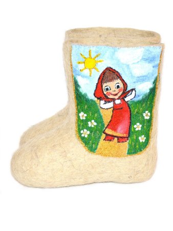 Детские валенки с рисунком