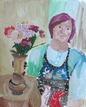 Бабушка рисунок
