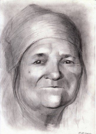 Рисование моя бабушка