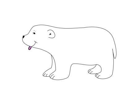 Рисунки белого медведя для срисовки