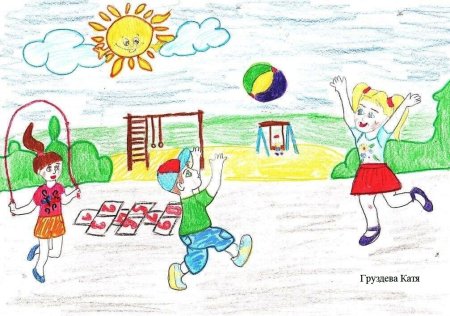 Летние каникулы рисунок