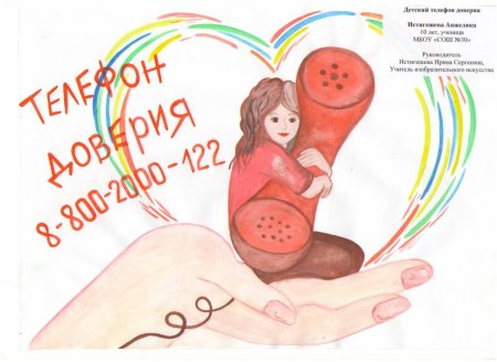 Телефон доверия рисунок