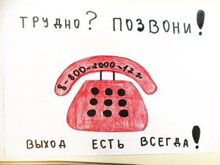 Телефон доверия рисунок