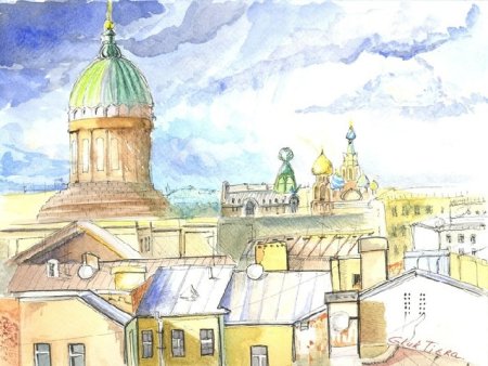 Детские рисунки Санкт-Петербурга