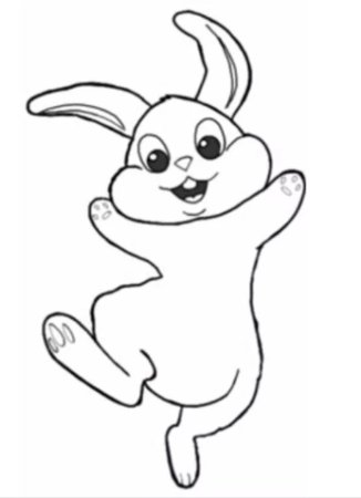 Заяц рисунок карандашом для детей