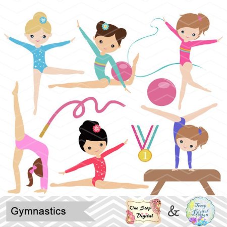 Гимнастка мультяшная