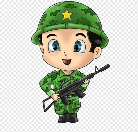 Солдат с ребенком