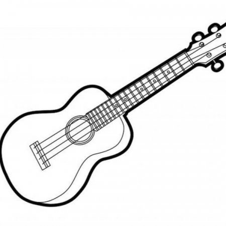 Электрогитара раскраска