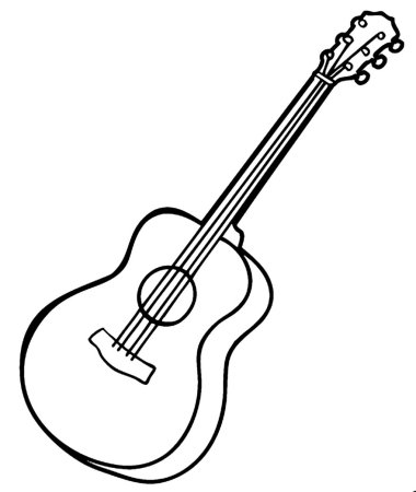 Нарисовать гитару