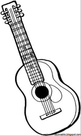 Нарисовать гитару