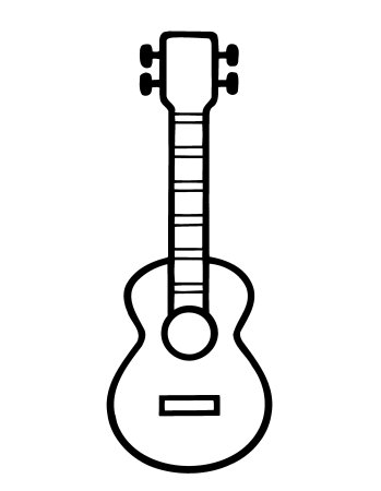 Гитара рисунок карандашом