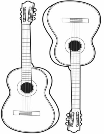 Нарисовать гитару