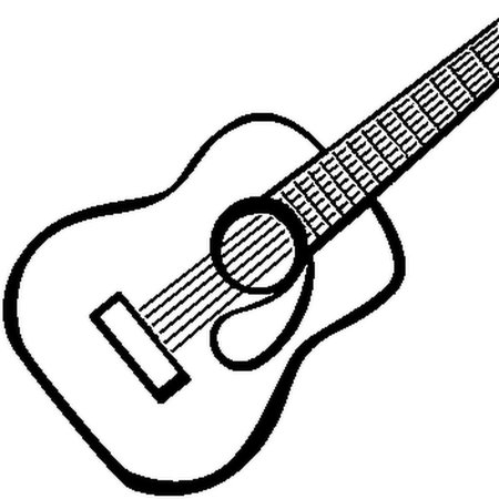Поэтапное рисование гитары