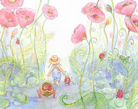 Акварельные иллюстрации детские
