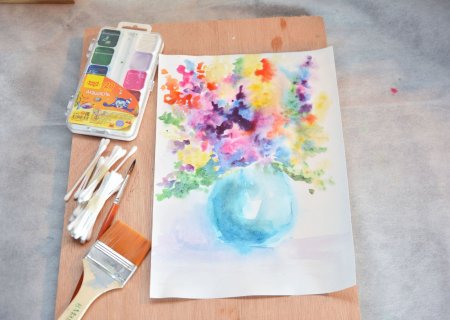 Мастер класс по рисованию акварелью