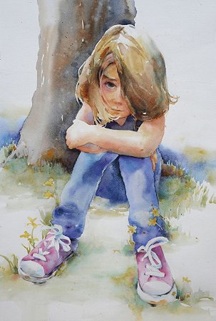 Акварельная живопись для детей