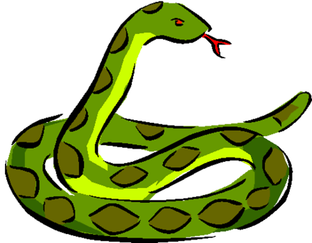 Змея раскраска