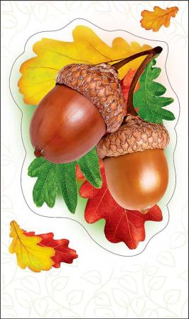 Желуди мультяшные