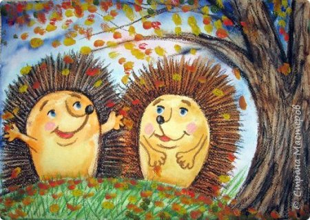 Раскраска Ёжик