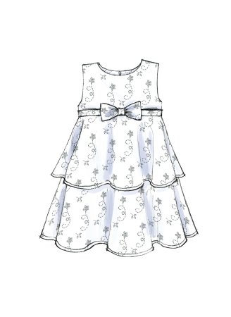 Нарисовать девочку в платье