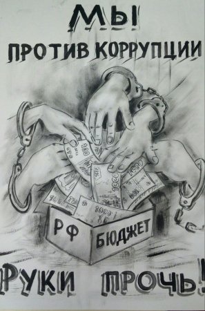 Коррупция плакат