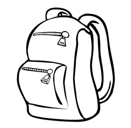 Рюкзак раскраска