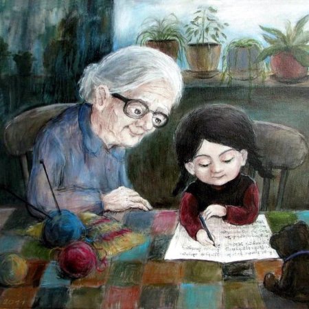 Детские рисунки бабушки