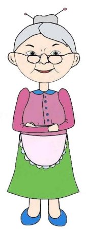 Бабушка и дедушка рисунок