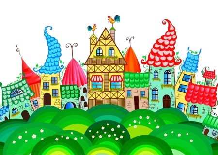 Мультяшный городок