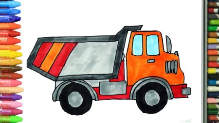 Рисование грузовая машина
