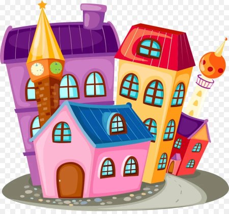 Дом мультяшный