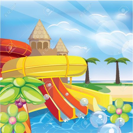 Аквапарк вектор