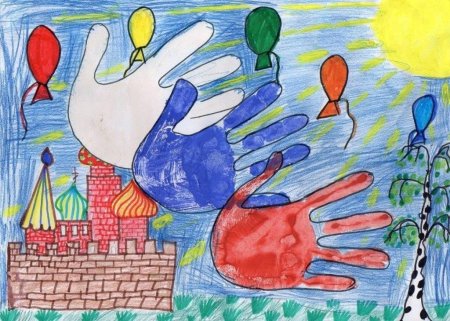 Рисование на тему мир