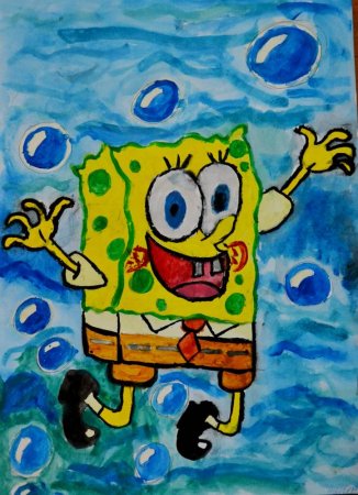 Спанч Боб для рисования