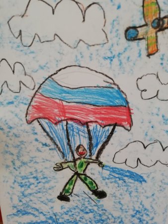 Десантник рисунок