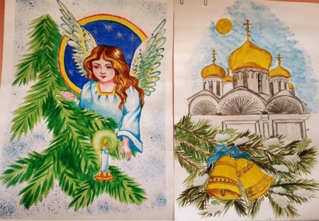 Рождественские рисунки