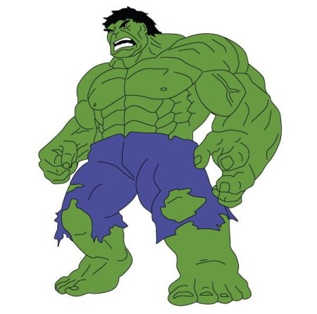 Нарисовать Халка
