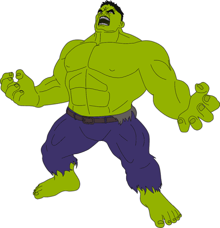 Халк нарисовать