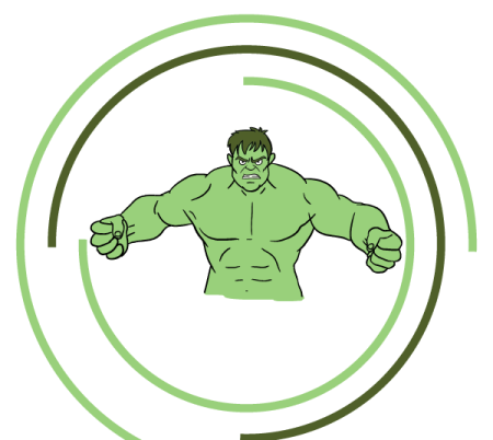 Халк рисунок для детей